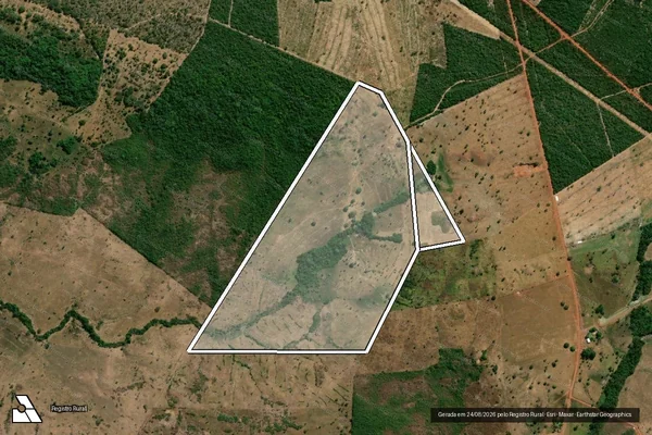 Imagem de satélite de FAZENDA BURITI I em SÃO JOÃO DO PARAÍSO - MA