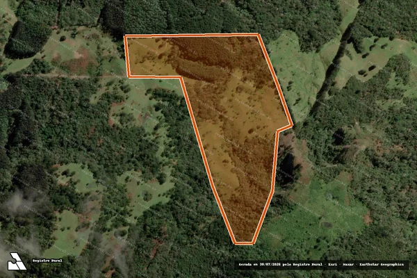 Imagem de satélite de Fazenda Da Pedra em BOCAINA DO SUL - SC