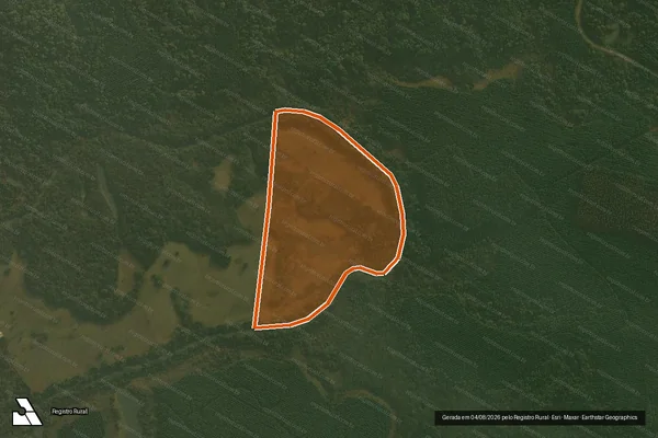 Imagem de satélite de Fazenda Barra Dos Indios em CORREIA PINTO - SC