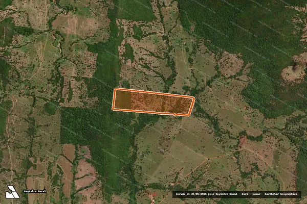 Imagem de satélite de Fazenda Santo Antonio Do Cais em CÓRREGO DO OURO - GO
