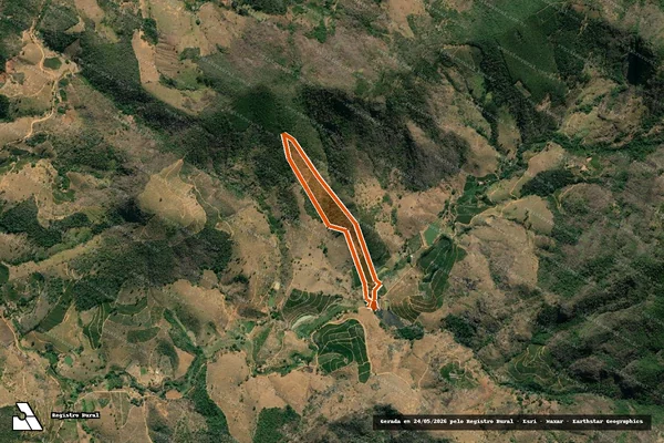 Imagem de satélite de Sitio Delboni II em Itaguaçu - ES