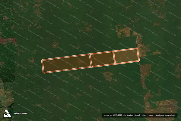 Imagem de satélite de Fazenda Universal em APIACÁS - MT
