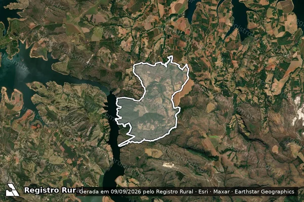 Imagem de satélite de PA SANTO DIAS em GUAPÉ - MG