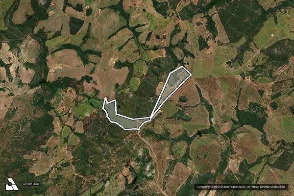 Imagem de satélite de Faz Salto E Cachoeira L Agua Boa em MINEIROS - GO