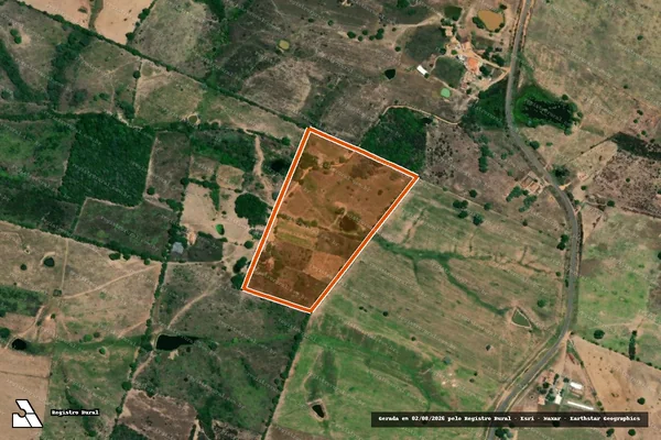 Imagem de satélite de FAZENDA ONÇA em FREI PAULO - SE
