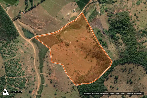 Imagem de satélite de CÓRREGO PALHA BRANCA em MUTUM - MG