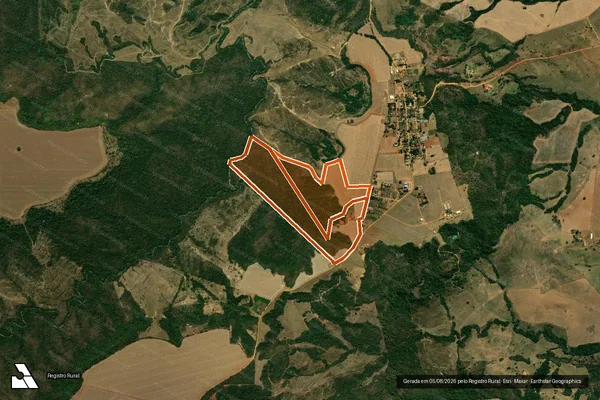 Imagem de satélite de Fazenda Andulada em JACIARA - MT