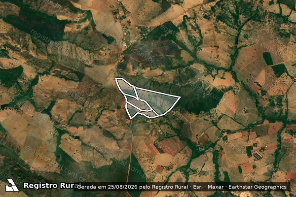 Imagem de satélite de FAZENDA CAPOEIRAO em ALEXÂNIA - GO