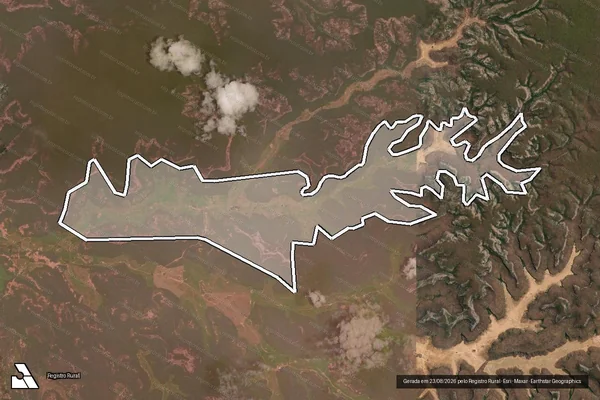 Imagem de satélite de FAZENDA BAIXÃO DA LAGOA em SANTA LUZ - PI