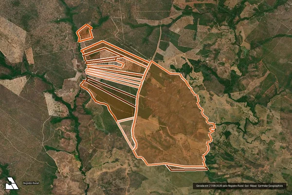 Imagem de satélite de Fazenda Bom Jesus em BALSAS - MA
