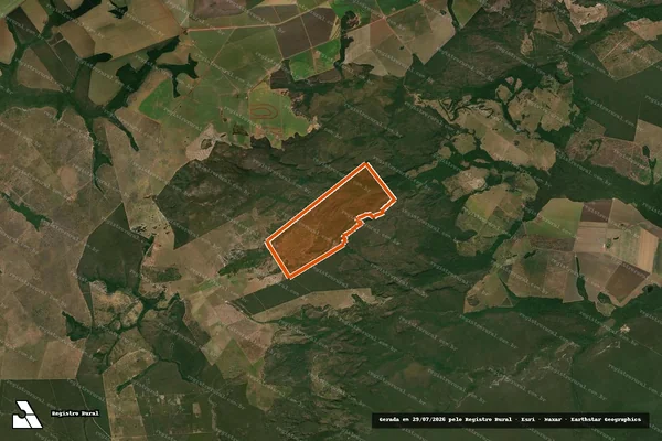 Imagem de satélite de Faz Pomal em SANTO ANTÔNIO DO LEVERGER - MT