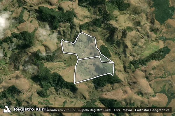 Imagem de satélite de Ribeirao em SANTO ANTÔNIO DO AVENTUREIRO - MG