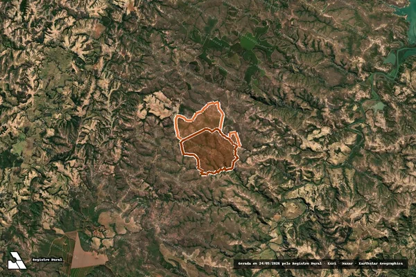 Imagem de satélite de Fazenda Agua Boa em BIQUINHAS - MG