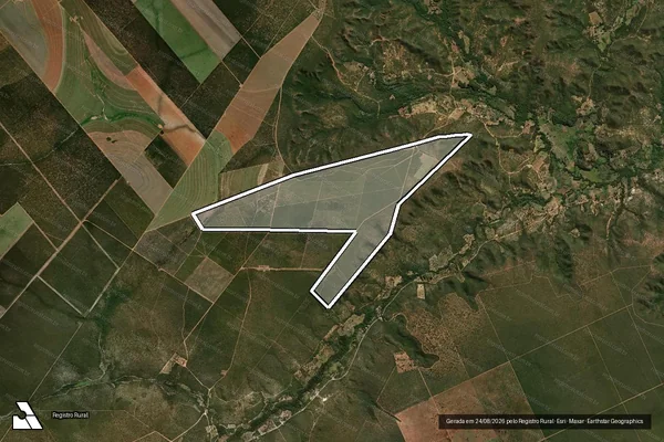 Imagem de satélite de Fazenda Campo Grande em JANUÁRIA - MG