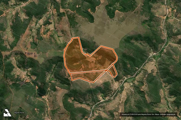 Imagem de satélite de Fazenda Boa Vista - Parc 01 e 03 em PADRE PARAÍSO - MG