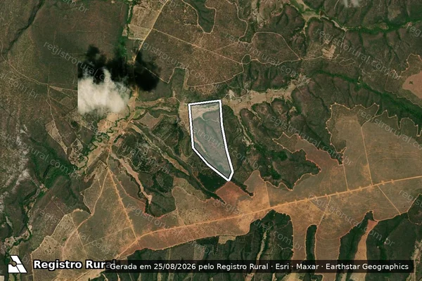 Imagem de satélite de Fazenda Saquinho em VARGEM GRANDE DO RIO PARDO - MG