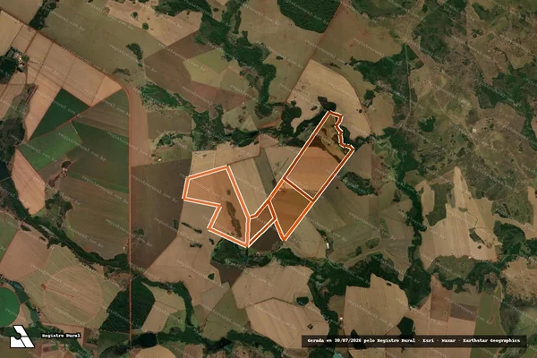 Imagem de satélite de FAZENDA '' BRILHANTE'' em ACREÚNA - GO