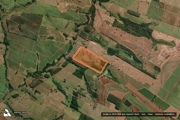 Imagem de satélite de Fazenda São Francisco em POLONI - SP