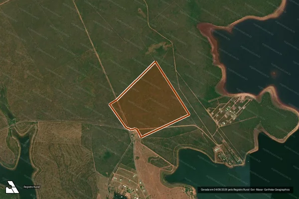 Imagem de satélite de FAZENDAFLOR DE LOTUS em CHAPADA DOS GUIMARÃES - MT