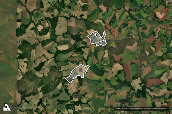 Imagem de satélite de FAZENDA SÃO MIGUEL - SEDE em CARAZINHO - RS