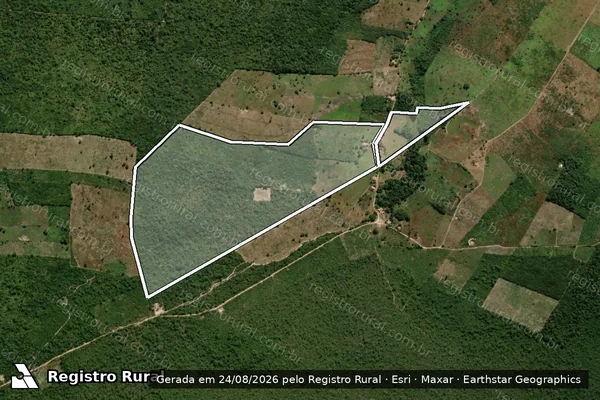 Imagem de satélite de FAZENDA SANTO ANTONIO em BARRA DO CORDA - MA