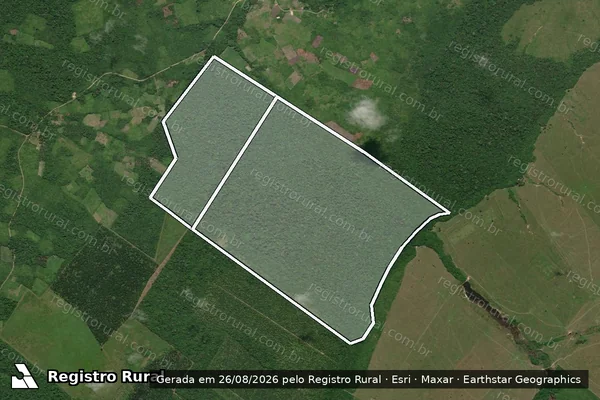 Imagem de satélite de Faz. Santa Rita Do Mirindeua em ACARÁ - PA
