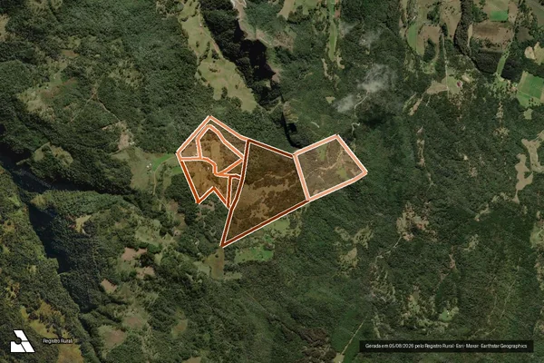 Imagem de satélite de Fazenda Do Cedro em URUBICI - SC