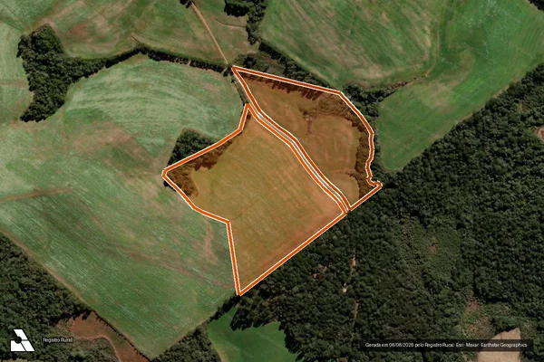 Imagem de satélite de 8192 - FAZENDA LIBERATA em FRAIBURGO - SC