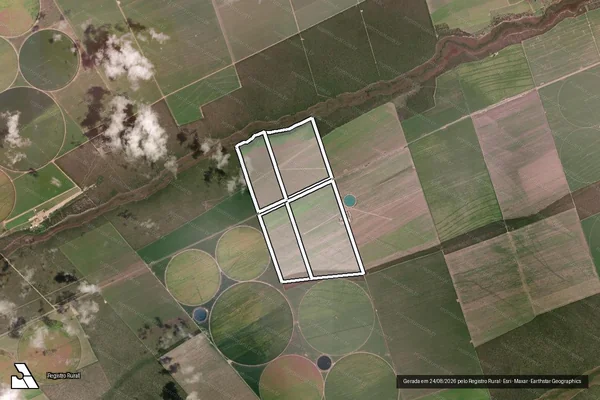 Imagem de satélite de FAZENDA MAX I ,II E SAO ROQUE I em SÃO DESIDÉRIO - BA