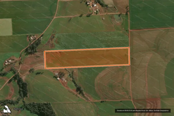 Imagem de satélite de Parte Lote Rural Número 49 em CRUZALTENSE - RS