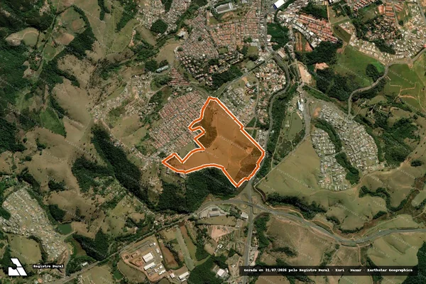 Imagem de satélite de AREA A em ITATIBA - SP