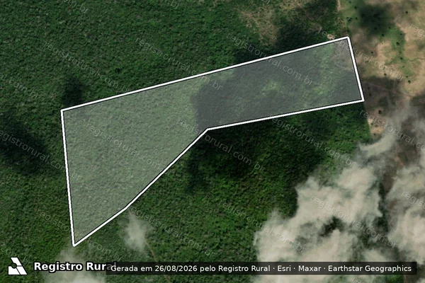 Imagem de satélite de FAZENDA UBERLANDIA em POTIRAGUÁ - BA