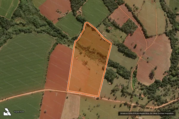 Imagem de satélite de Fazenda Lambari em SÃO JOÃO BATISTA DO GLÓRIA - MG