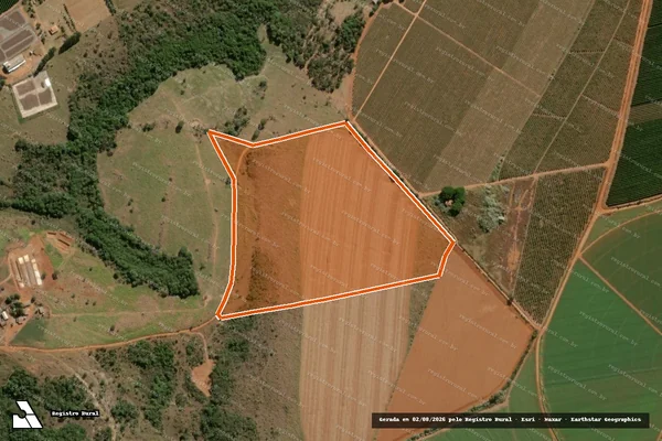 Imagem de satélite de Faz Chapéu em CAMPOS ALTOS - MG