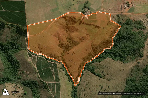 Imagem de satélite de Faz Chapéu em CAMPOS ALTOS - MG