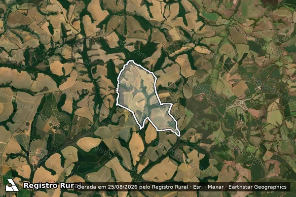 Imagem de satélite de FAZENDA BOA MENTE em SÃO JOÃO DEL REI - MG