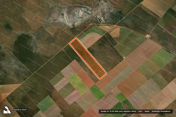 Imagem de satélite de FAZENDA LARGA em JANUÁRIA - MG