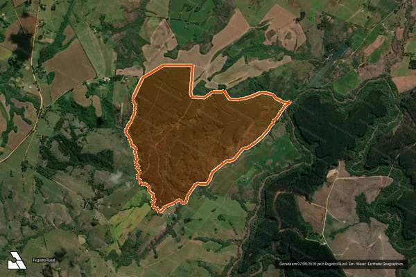 Imagem de satélite de BLOCO 2 em CACHOEIRA DO SUL - RS