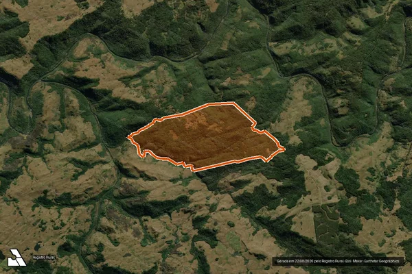 Imagem de satélite de Fazenda Rodeiozinho em CAMBARÁ DO SUL - RS