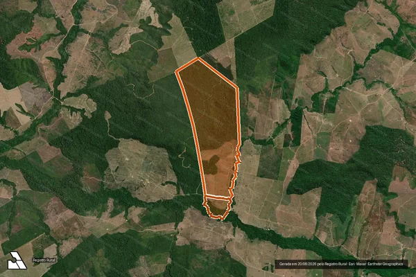 Imagem de satélite de Fazenda Boa Sorte em RONDON DO PARÁ - PA