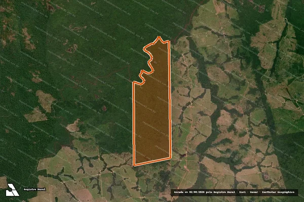 Imagem de satélite de FAZENDA GLORIA DE DEUS V em NOVA MONTE VERDE - MT