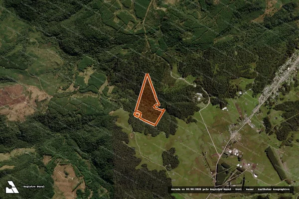 Imagem de satélite de Fazenda Do Silva em CAMBARÁ DO SUL - RS