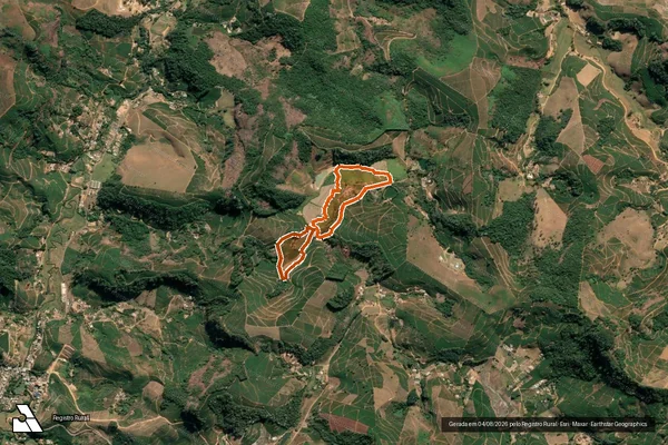 Imagem de satélite de CORREGO BEM POSTA em MANHUAÇU - MG