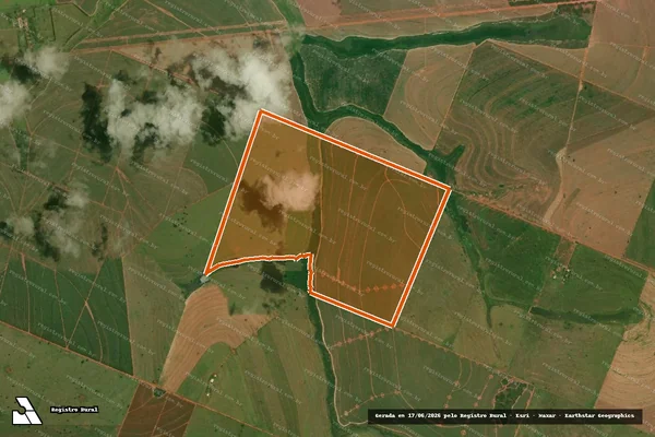 Imagem de satélite de Fazenda Central Do Boi em Angélica - MS