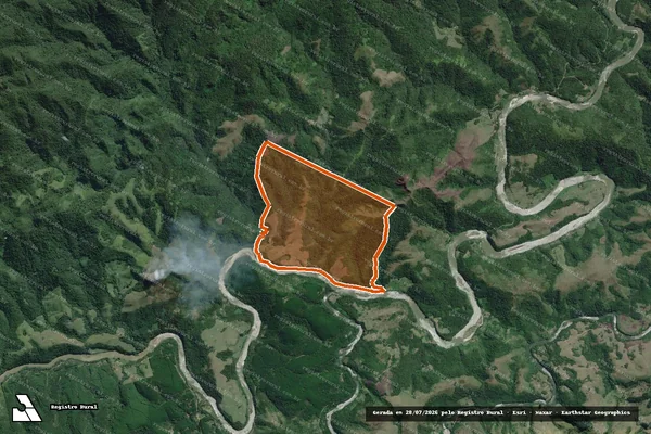 Imagem de satélite de Gleba Nº1- 38ºPer-Comarca De Apiai em IPORANGA - SP