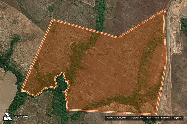Imagem de satélite de Fazenda Silva em PALMEIRANTE - TO