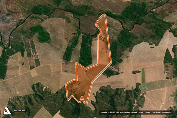 Imagem de satélite de Fazenda Horizonte Azul em CAMPOS LINDOS - TO