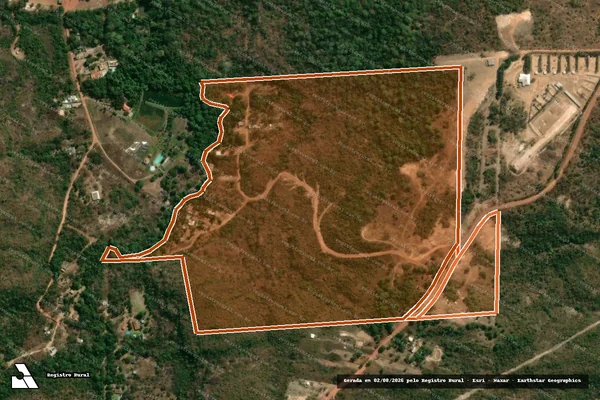 Imagem de satélite de Sitio Gleba Cachoeirão em JACIARA - MT