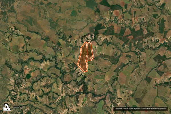 Imagem de satélite de FAZENDA VEADOS em DORES DO INDAIÁ - MG