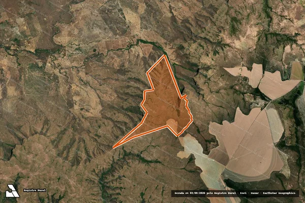 Imagem de satélite de Fazenda Roncador em ALVORADA DO NORTE - GO